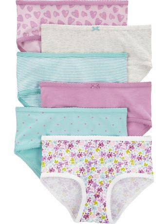 Carter''s Child of Mine Toddler Girls'' Underwear - Purple Floral (Size: 2T-3T)