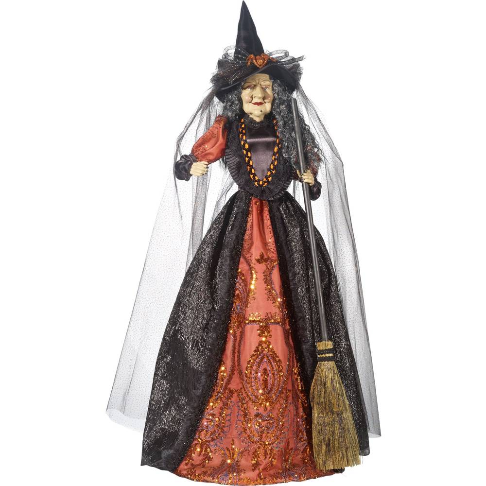 Spooky Village Witch Decoration, Assorted, 42 in