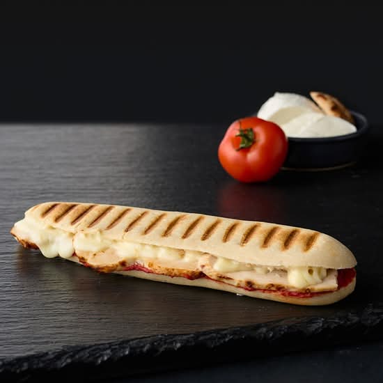 Le panini poulet mozzarella