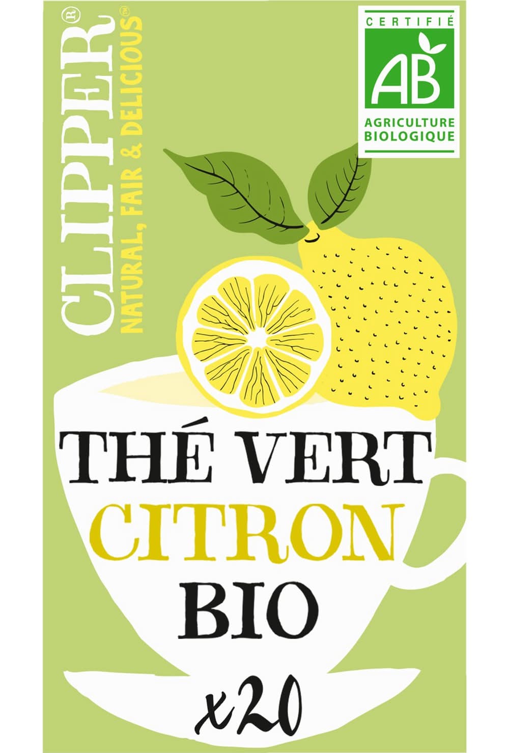 Clipper - Thé vert citron bio (35g)