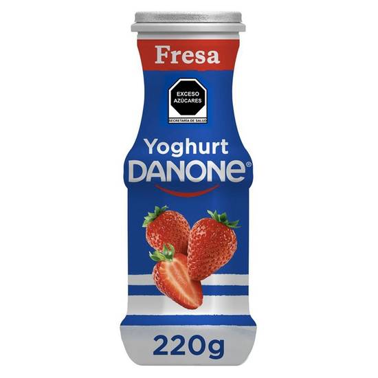 Danone yoghurt bebible sabor fresa (botella 220 g)