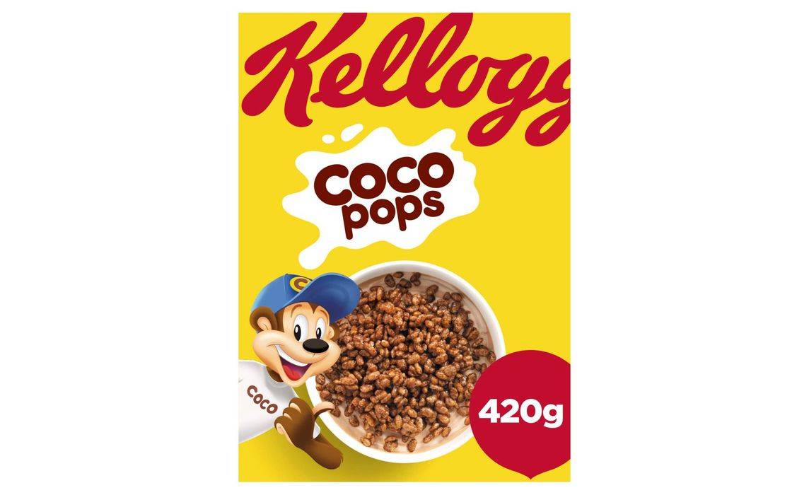 Kellogg's Coco Pops Breakfast Cereal 420g (405502)