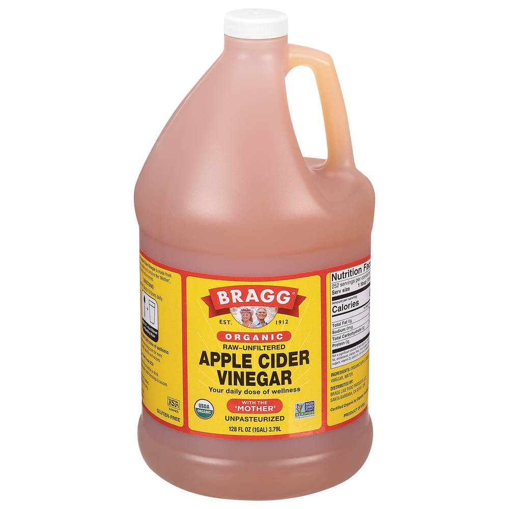 Bragg Organic Raw Unfiltered Cider Vinegar (apple )