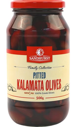 Sandhurst Pitted Kalamata Olives (500g)