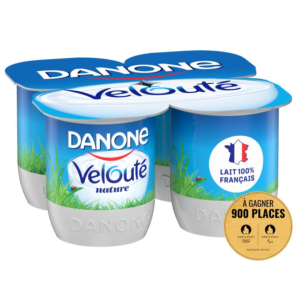 Danone - Velouté yaourt nature brassé