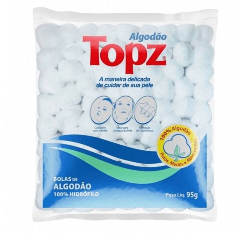 Topz bolas de algodão (95g)