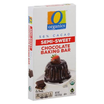 O Organics Semi Sweet Chocolate Baking Bar 4 Ounce