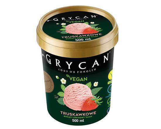 Lody Grycan Vegan Truskawkowe (500 ml)