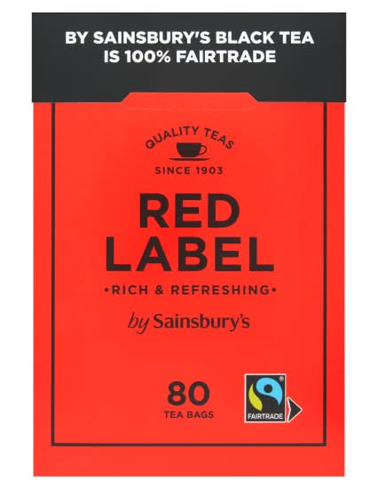 Sainsbury's Red Label Tea Bags (80 pack)
