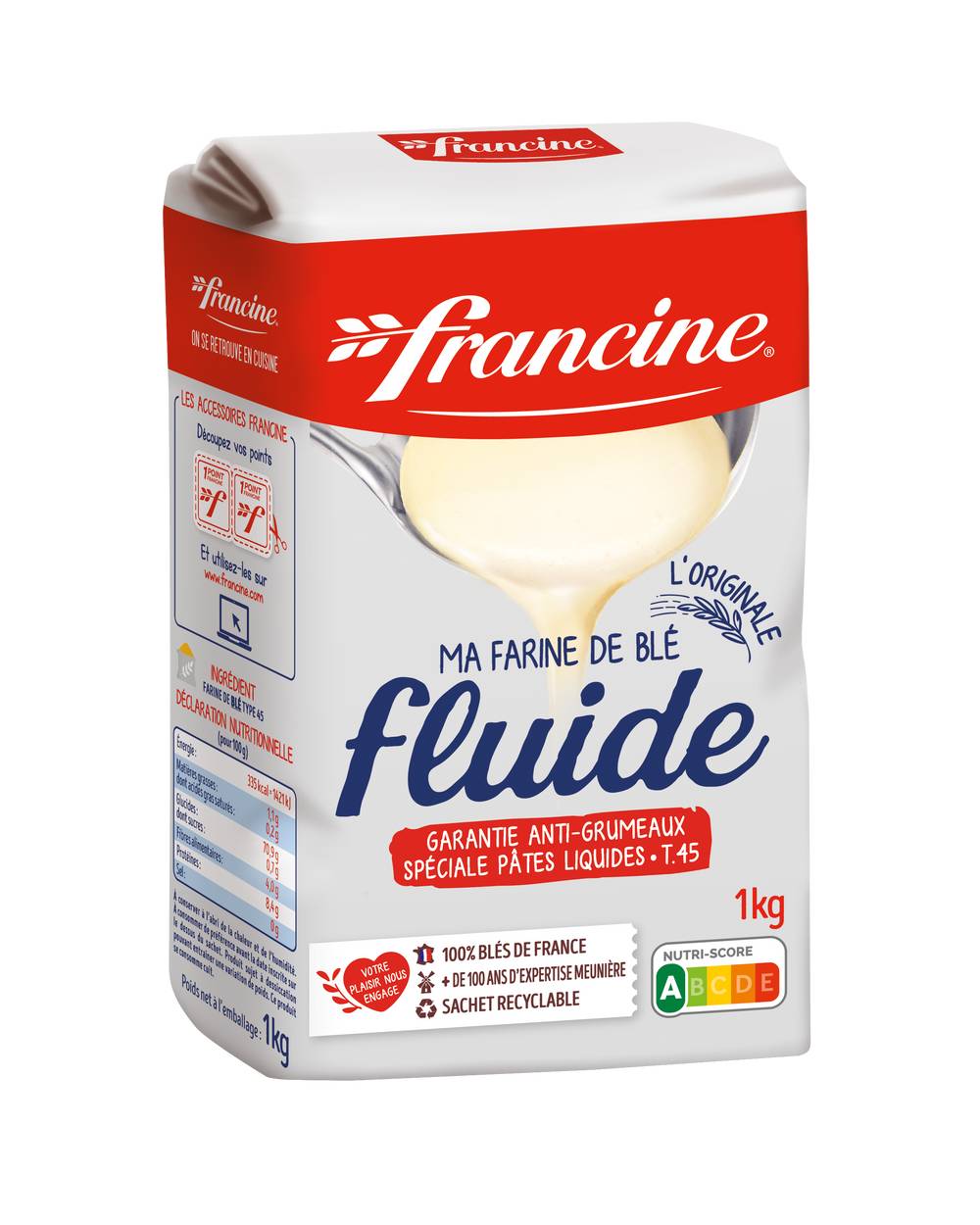 Francine - Farine de blé fluide (1kg)