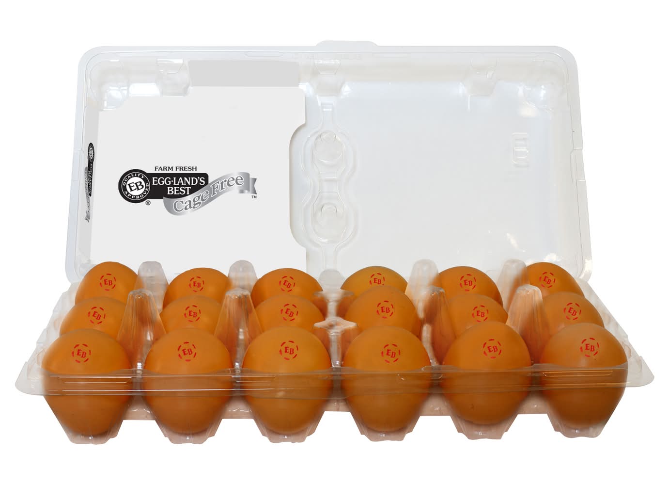 Eggland's Best Cage Free Grade a Brown Eggs, L (2.25 lbs, 18 ct)