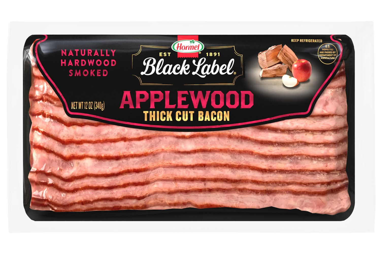Hormel Thick Cut Bacon, Applewood (12 oz)
