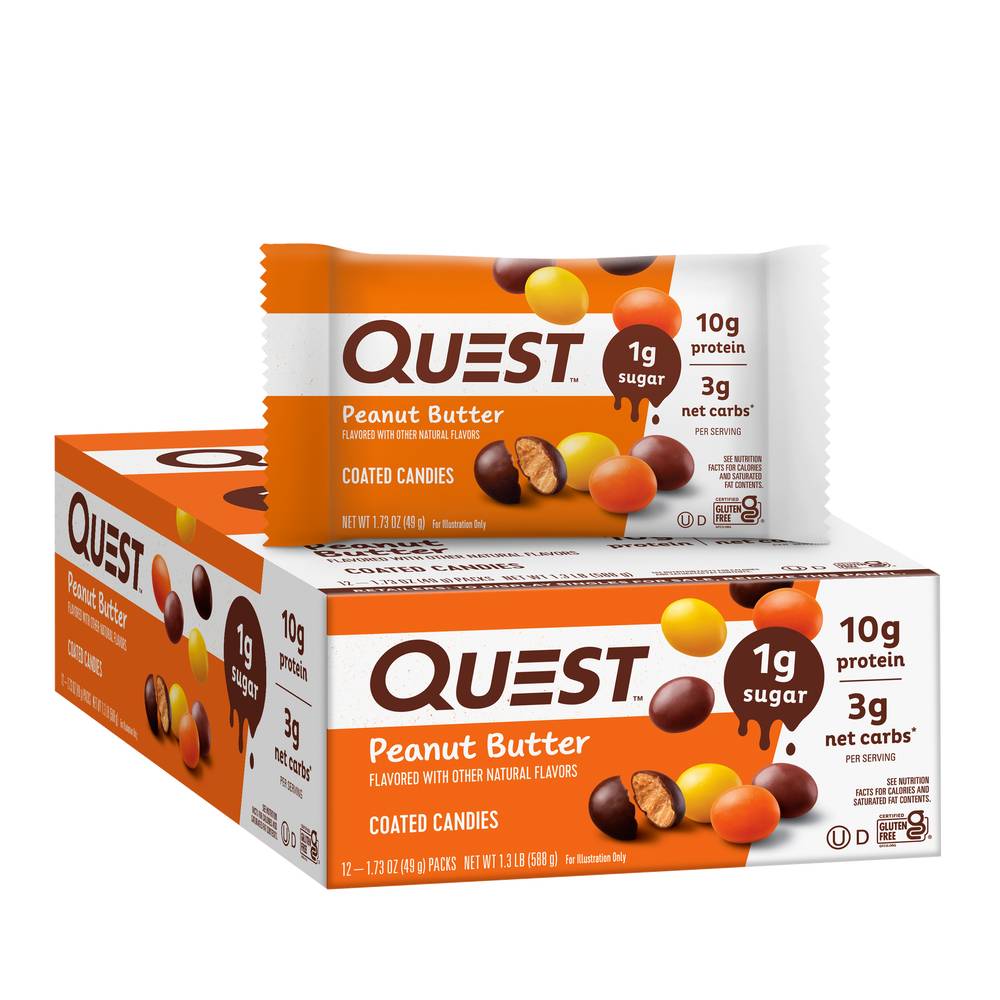 Quest Coated Candies Peanut Butter (12 ct)