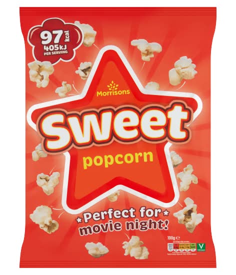 Morrisons Sweet Popcorn (100g)
