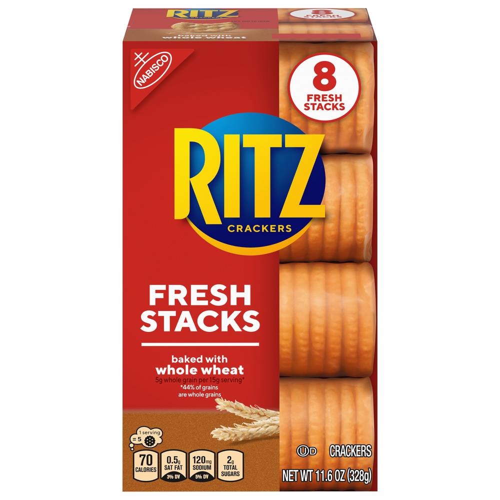 Ritz Crackers, Whole Wheat 11.6 Oz