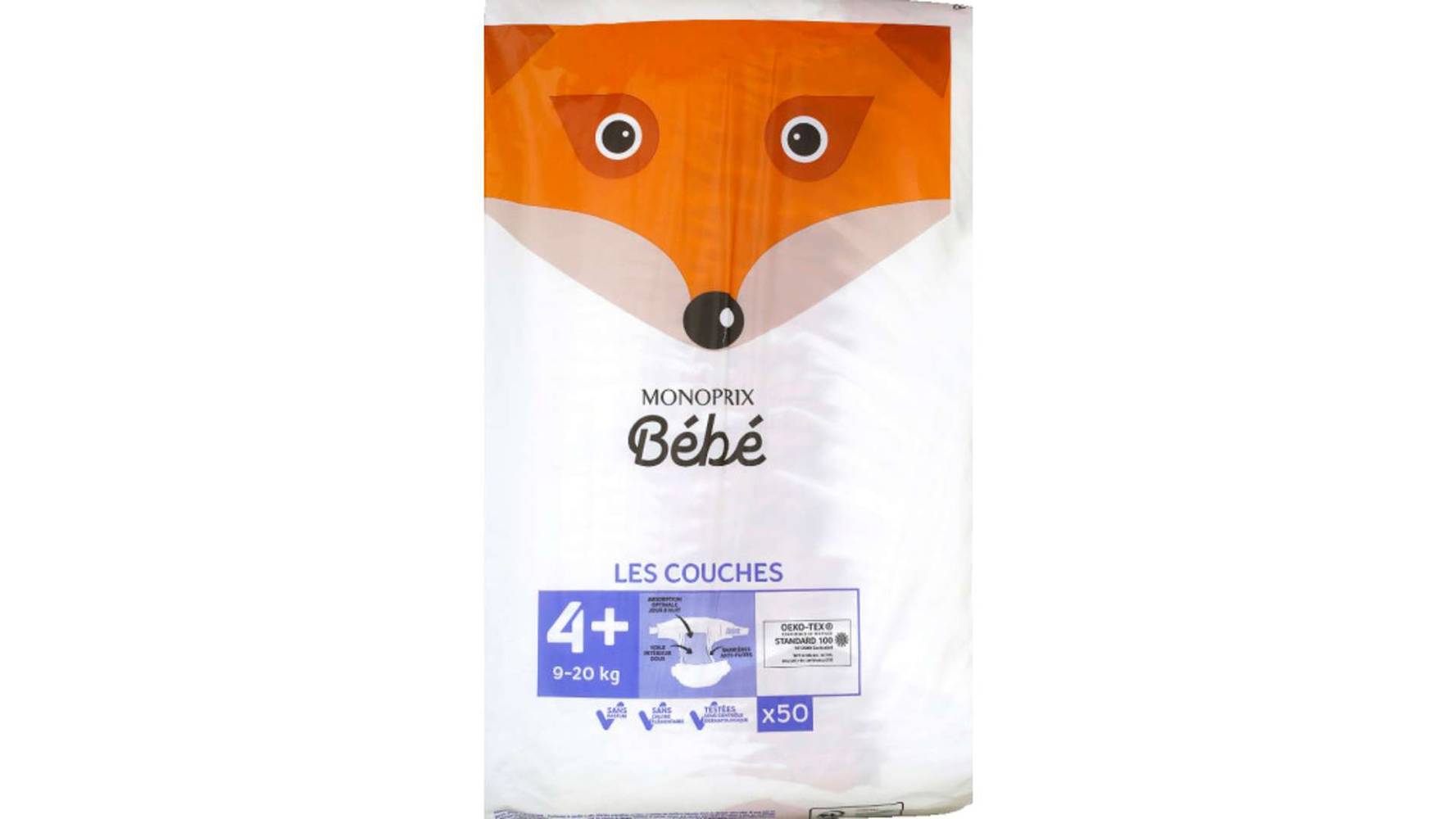 Monoprix bébé couches (Taille 4+)