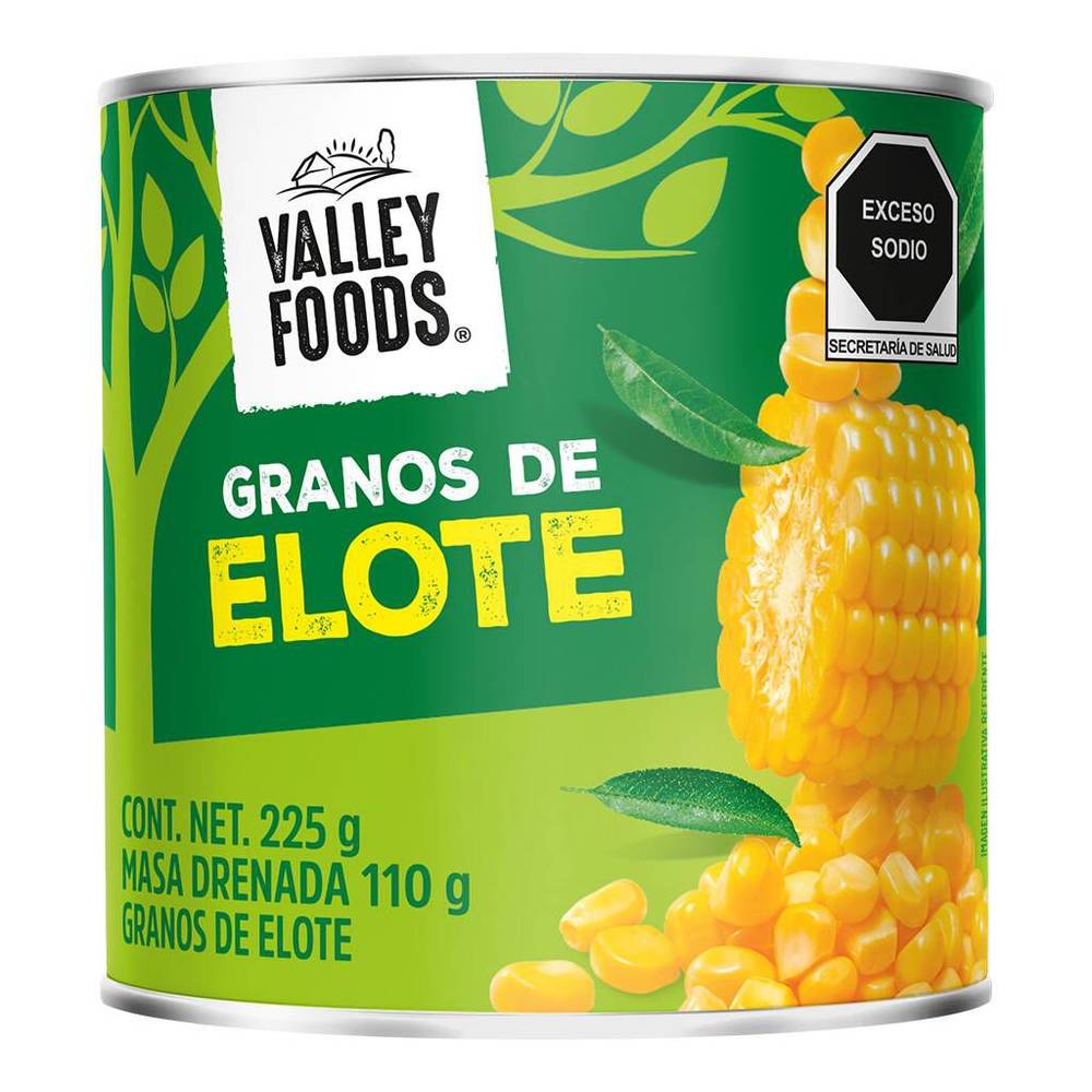 Valley foods granos de elote