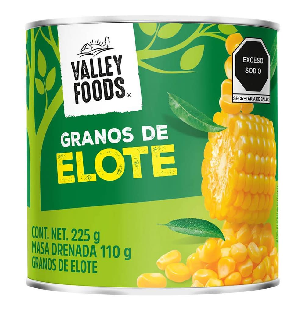 Valley Foods · Granos de elote (225 g)