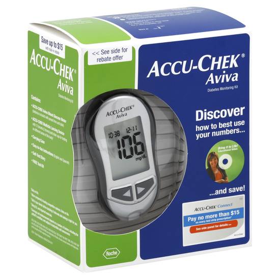 Accu-Chek Aviva Plus Blood Glucose Monitoring System (1 pack)