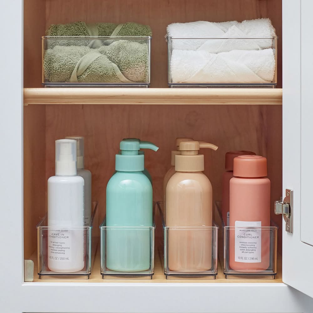 Clearly Plastic Organizer Set, Clear (6 ct)