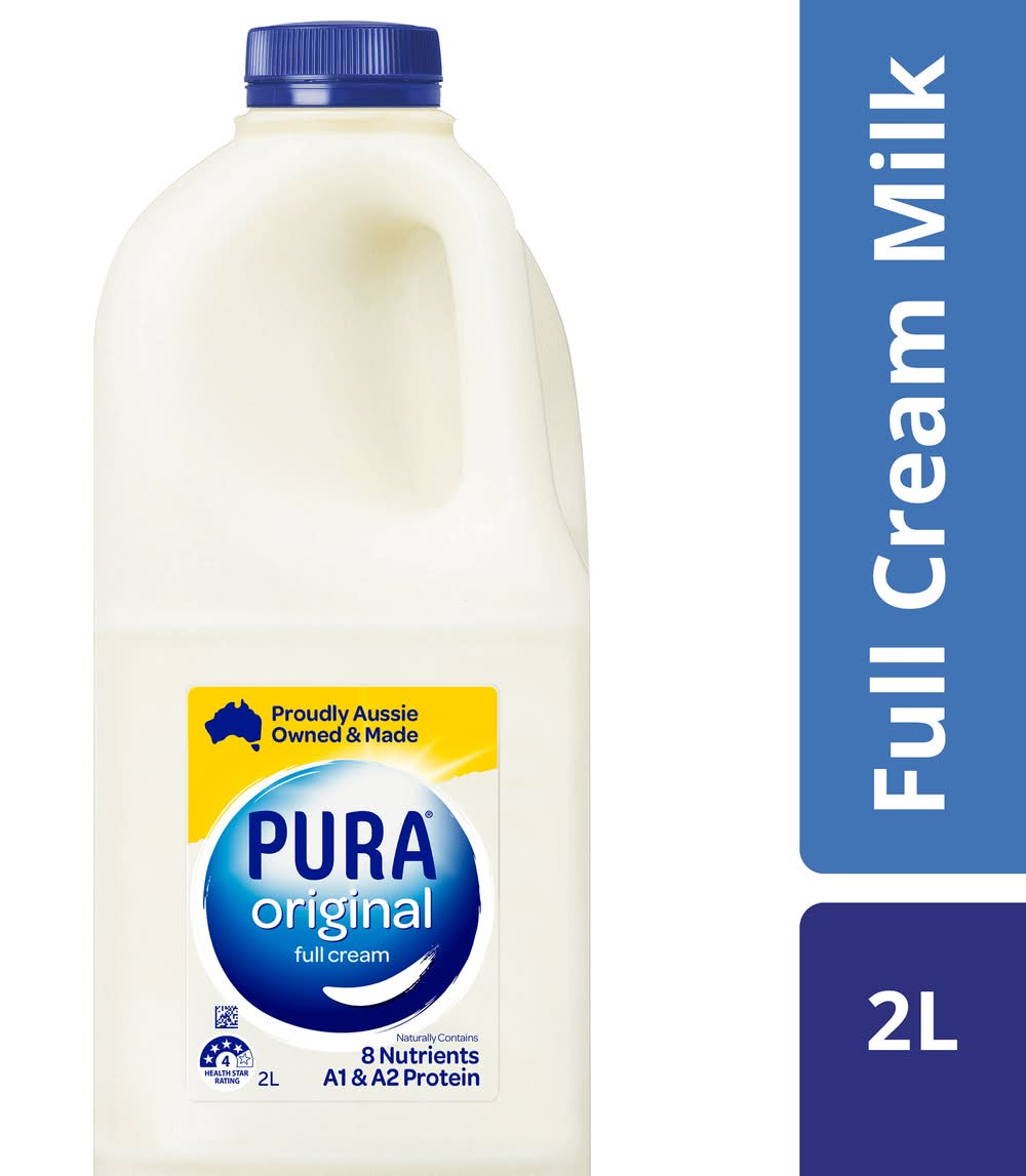 Pura Original Full Cream Milk (2L)