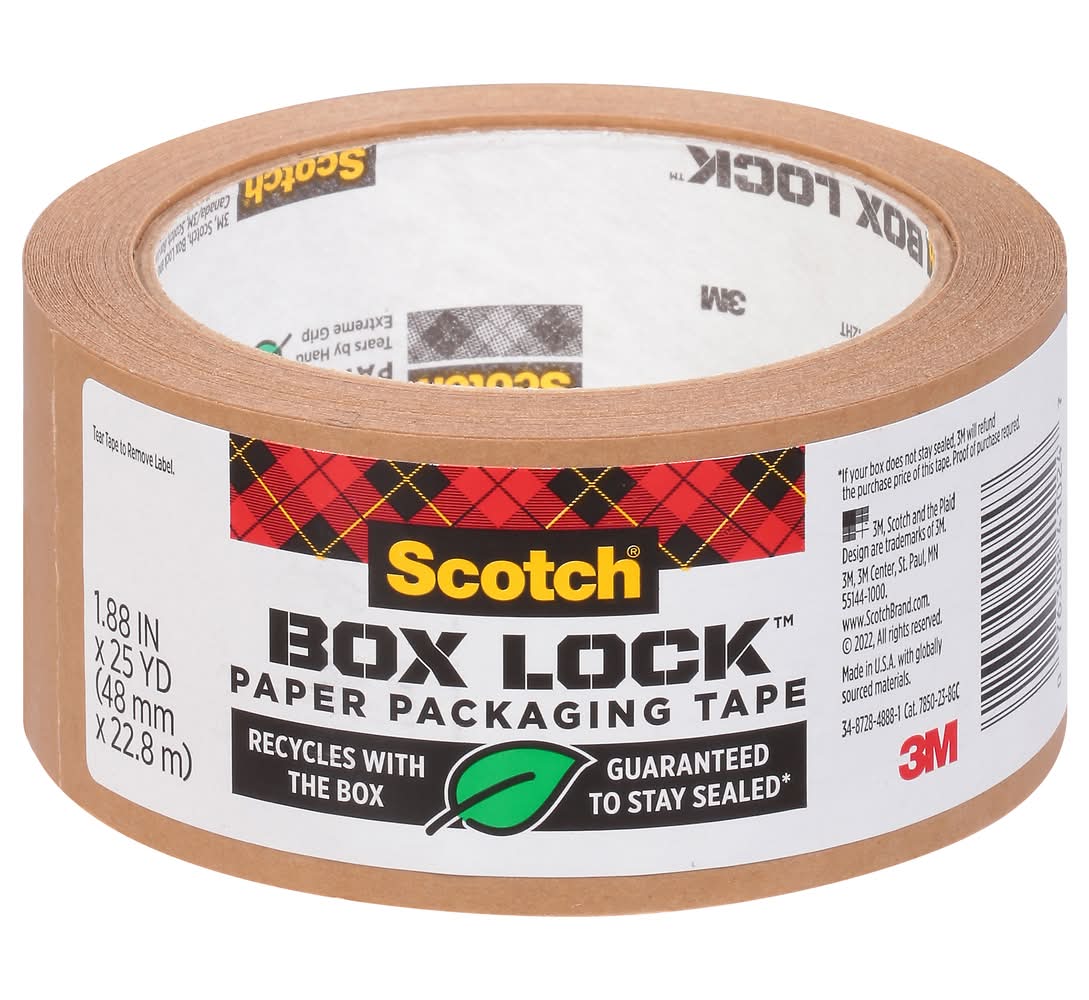 Scotch Box Lock Paper Packaging Tape