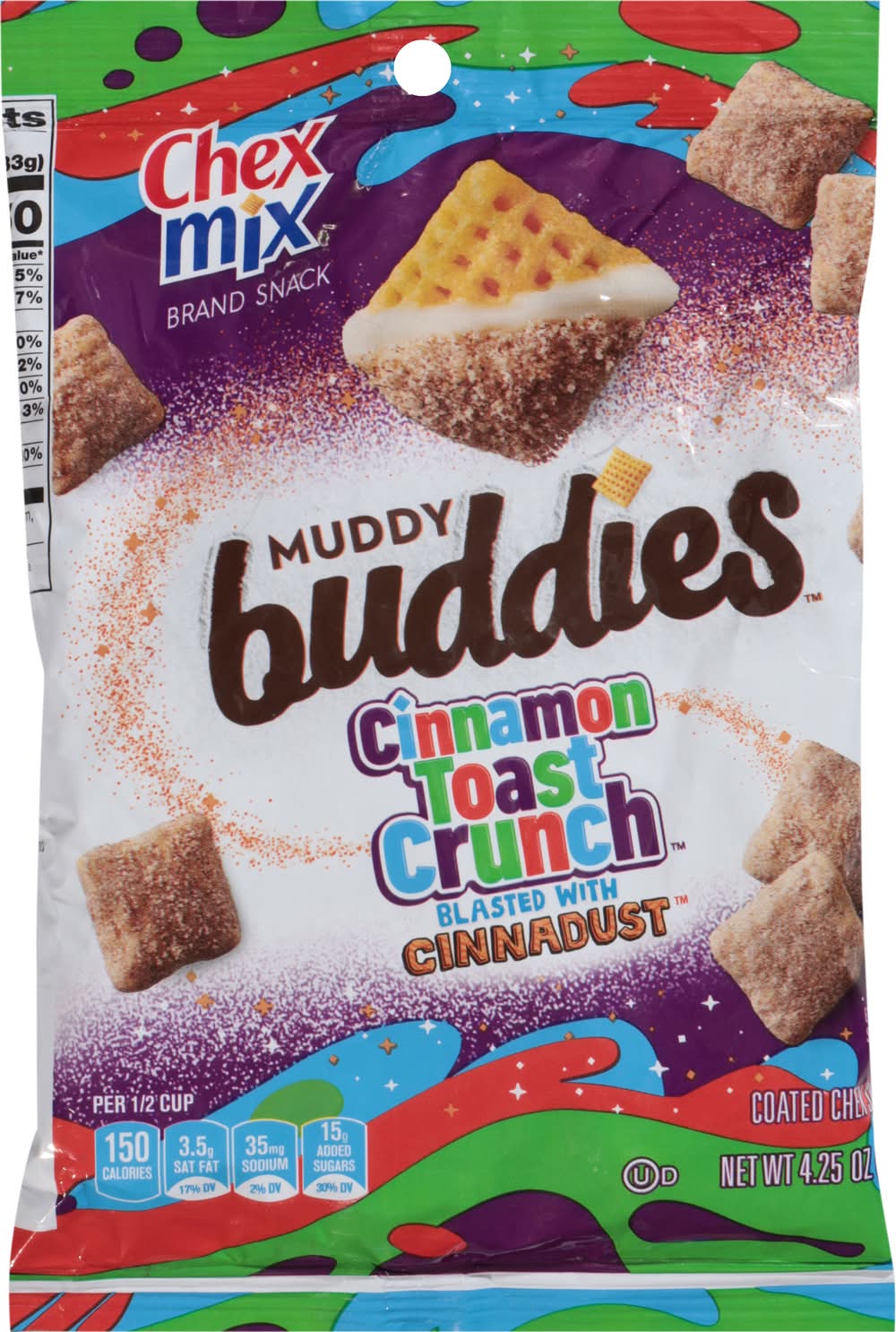 Chex Mix Muddy Buddies Coated Cinnamon Toast Crunch Chex Snack (4.25 oz)