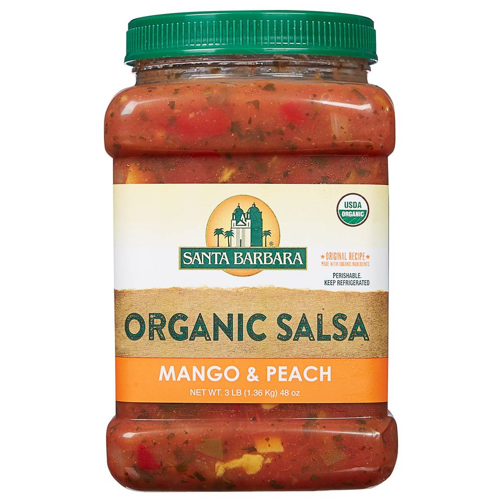 Santa Barbara Organic Salsa (mango- peach)