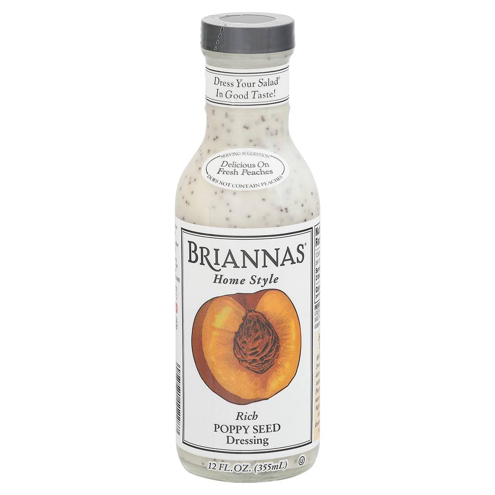 Briannas Home Style Rich Poppy Seed Dressing (12 fl oz)