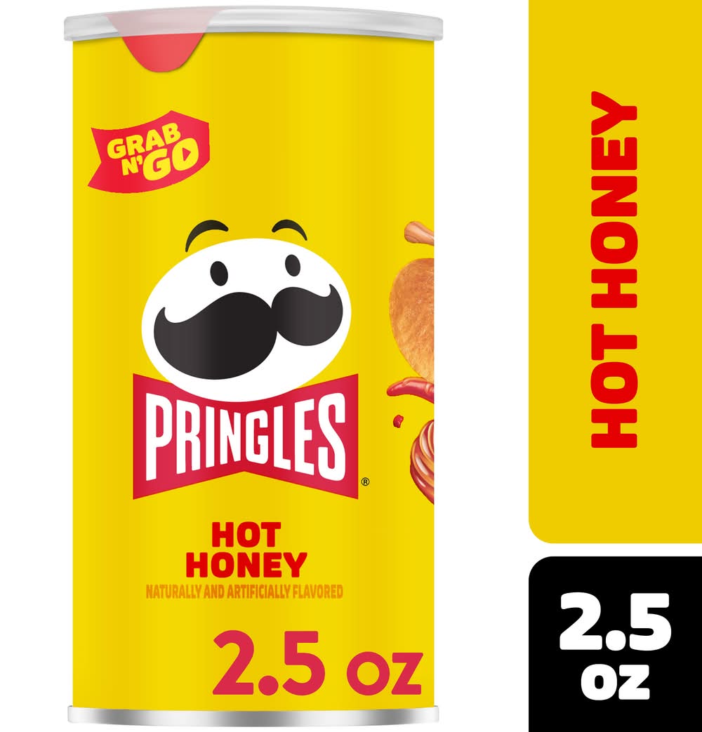 Pringles Potato Crisps Chips, Hot Honey (2.5 oz)