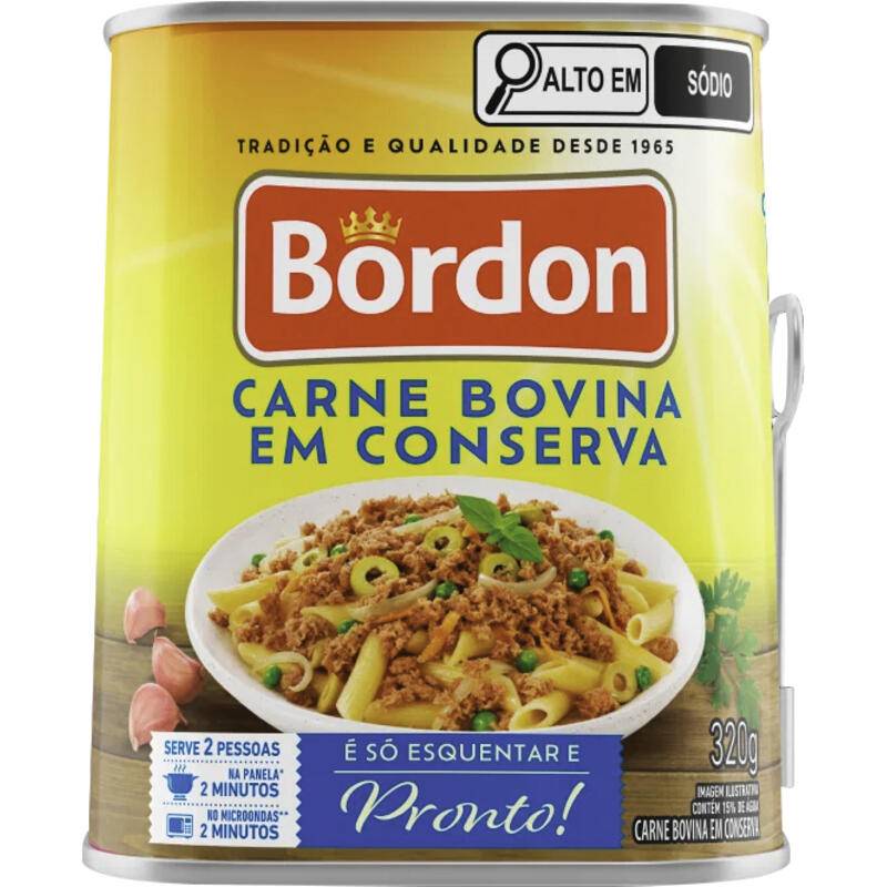 Bordon carne bovina em conserva (320g)