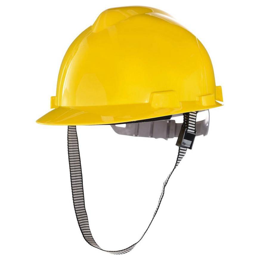 Party City Construction Hard Hat, Unisex, Yellow