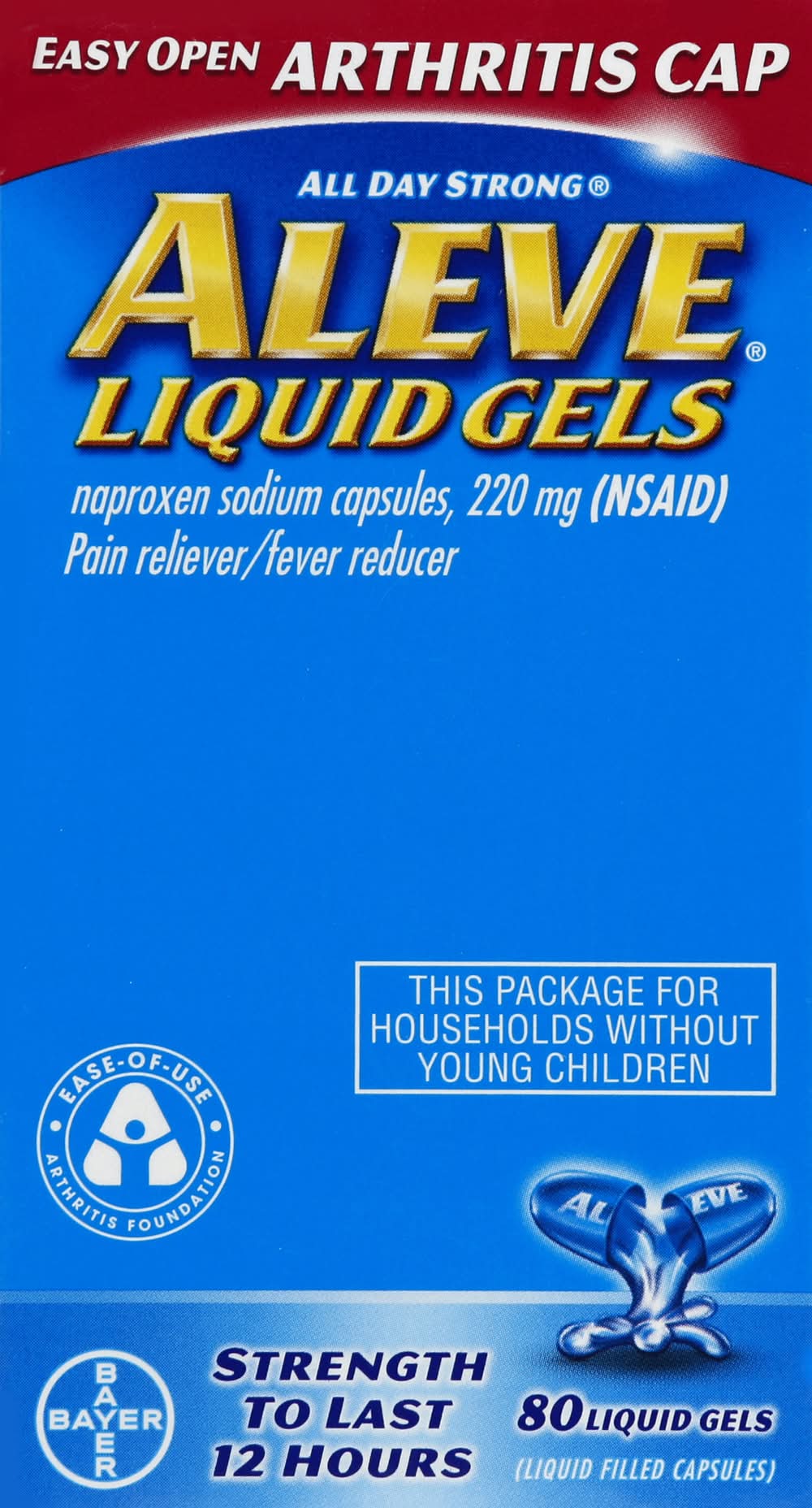 Aleve Naproxen Sodium 220 mg Pain & Fever Reliever (6 oz)