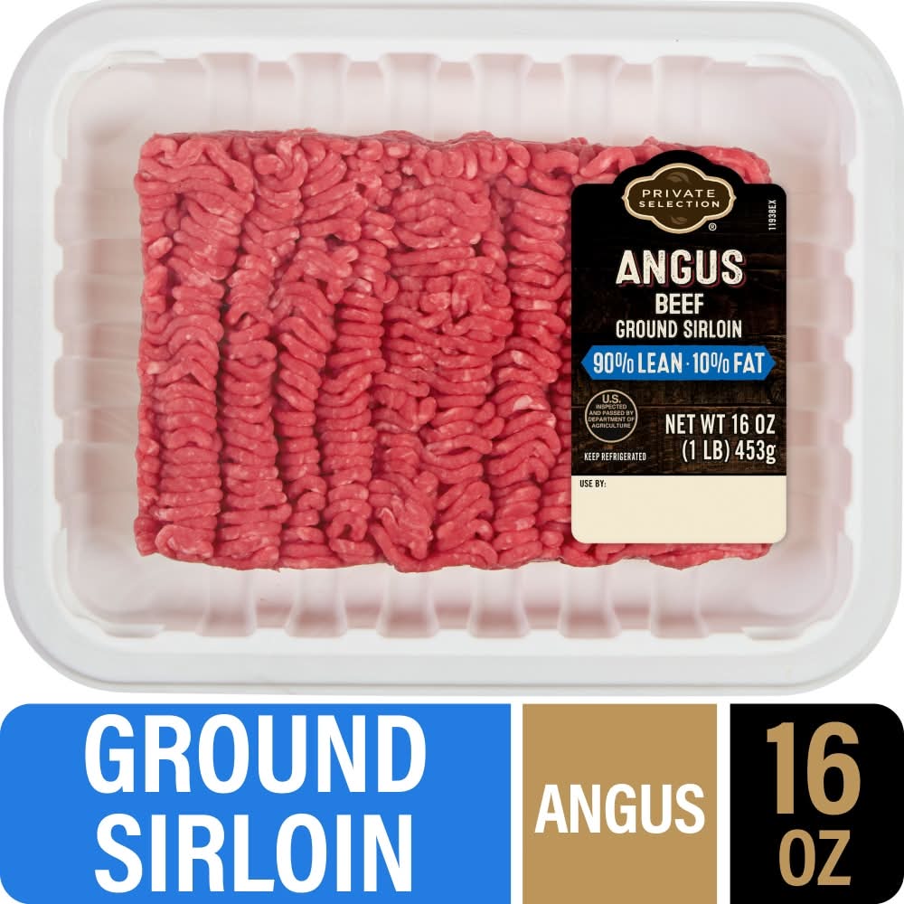 Private Selection® 90/10 Angus Ground Beef Tray 1 LB