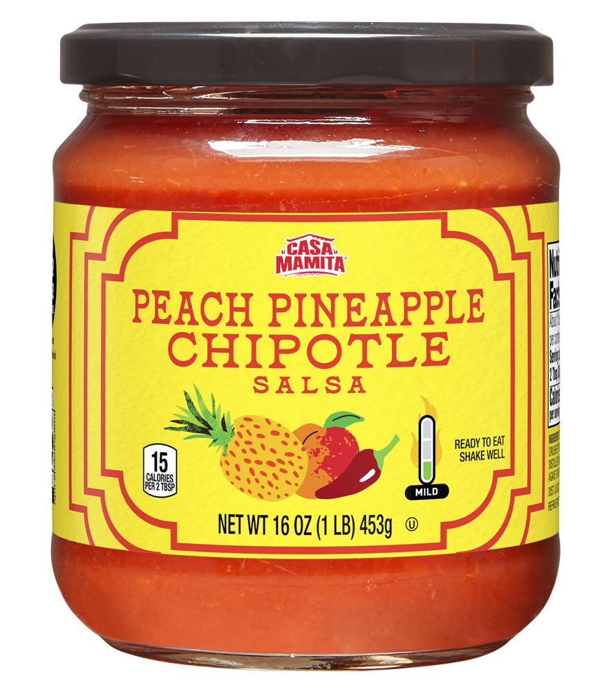 Casa Mamita Flavored Salsa - Pch Pnapl Chptl
