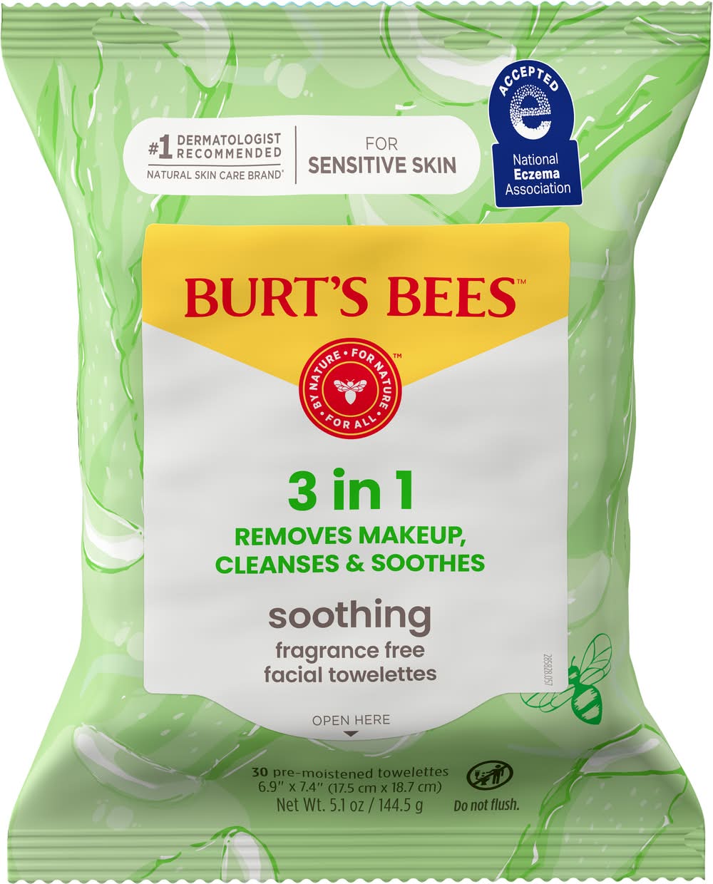 Burt's Bees Sensitive Facial Towelettes (5.1 oz)