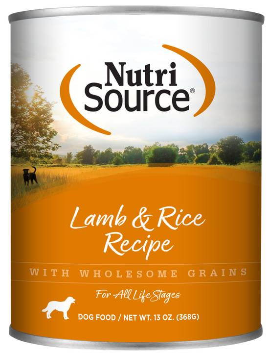 Lata Nutrisource Lamb & Rice 1 Unidad. 0059