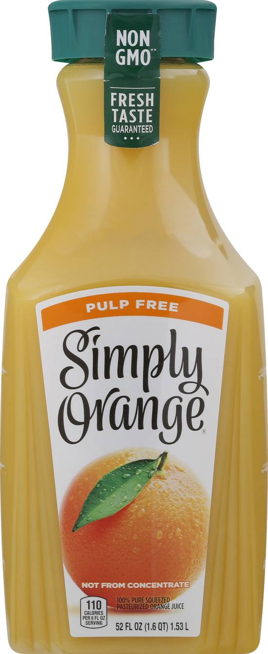 Simply Orange Pulp Free Juice (52 fl oz)