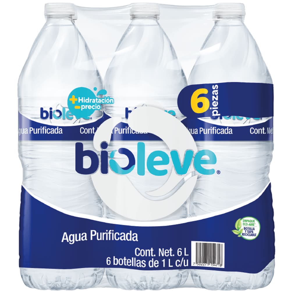 bio Leve · Six pack agua (6 L)