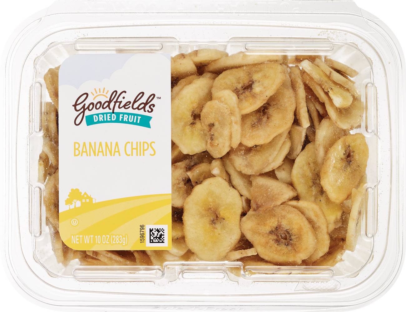 Goodfields Dried Banana Chips (10 oz)