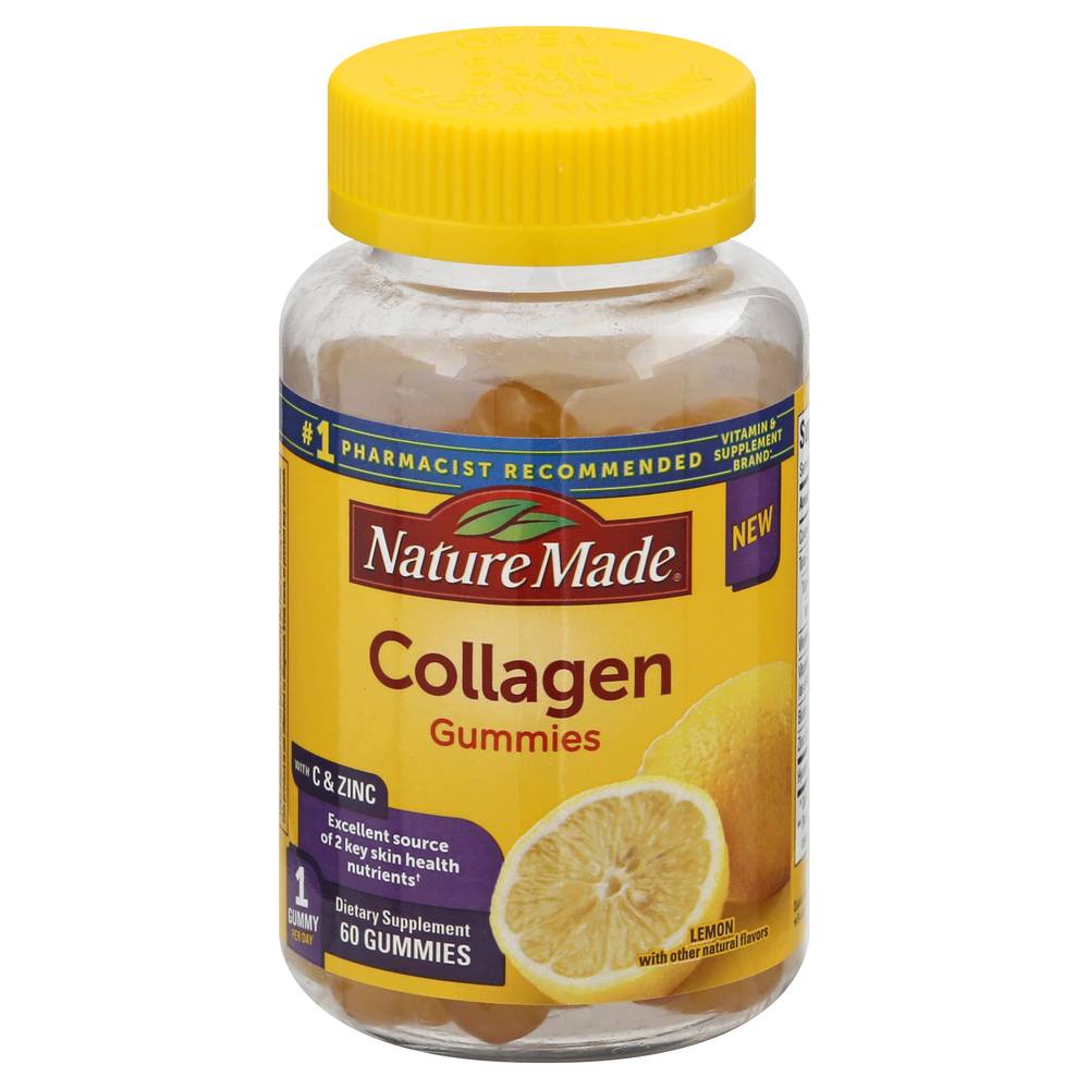 Nature Made Lemon Collagen Gummies (60 ct)