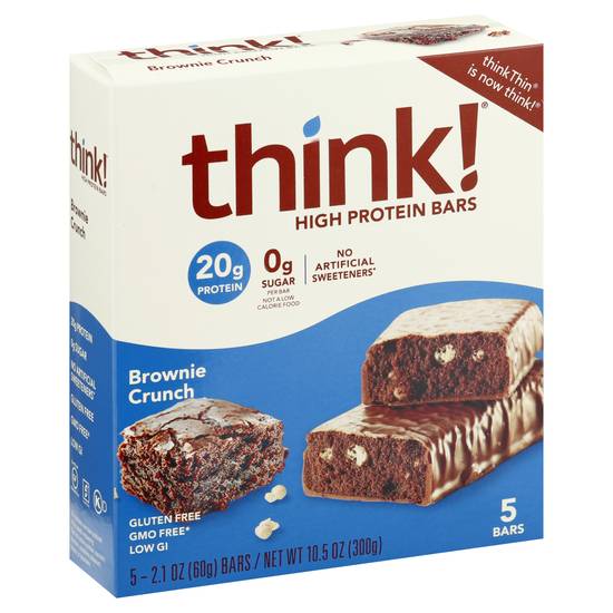 Think! Brownie Crunch High Protein Bars (5 ct)