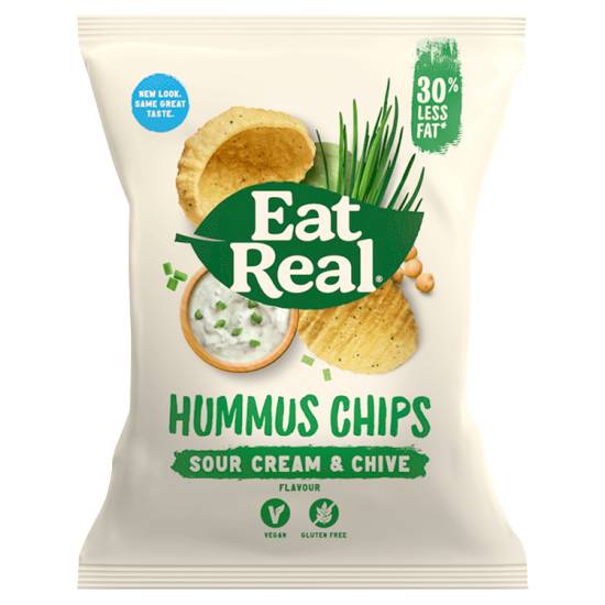Eat Real Hummus Chips Sour Cream & Chive Flavour 45g