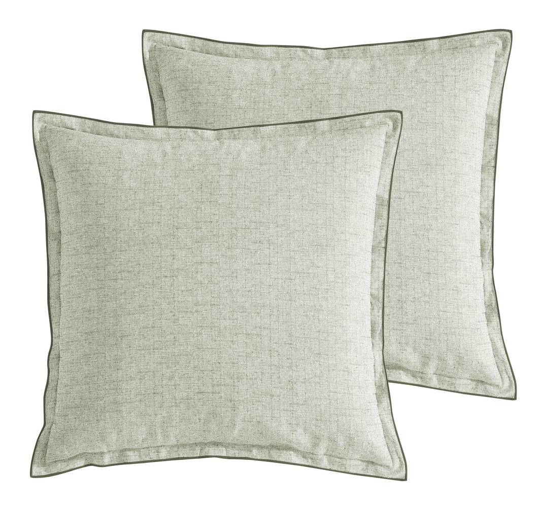 allen + roth 2-Piece 20-in x 20-in Green Indoor Decorative Pillow | 1151391