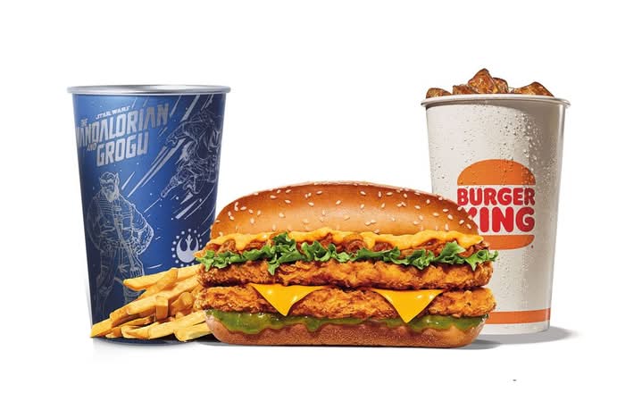 Galactic Mandalorian Double Chicken Royale Meal