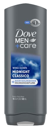 Dove Wind Down Body + Face Wash, Midnight Classico, Men (18 fl oz)
