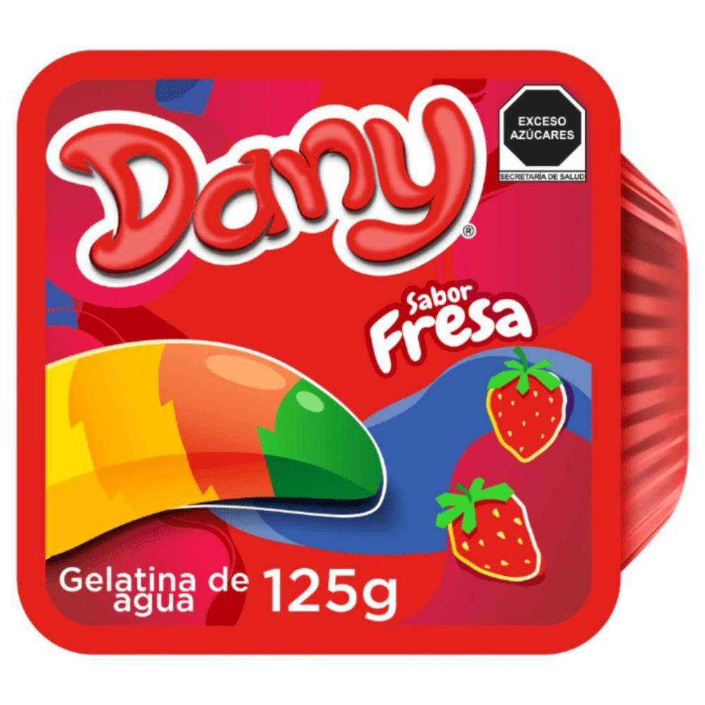 Dany gelatina de agua (fresa)