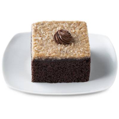 Bakery Cake Slice German Chocolate 1 Count