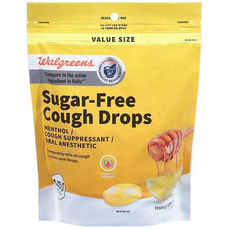 Walgreens Honey Lemon Cough Drops