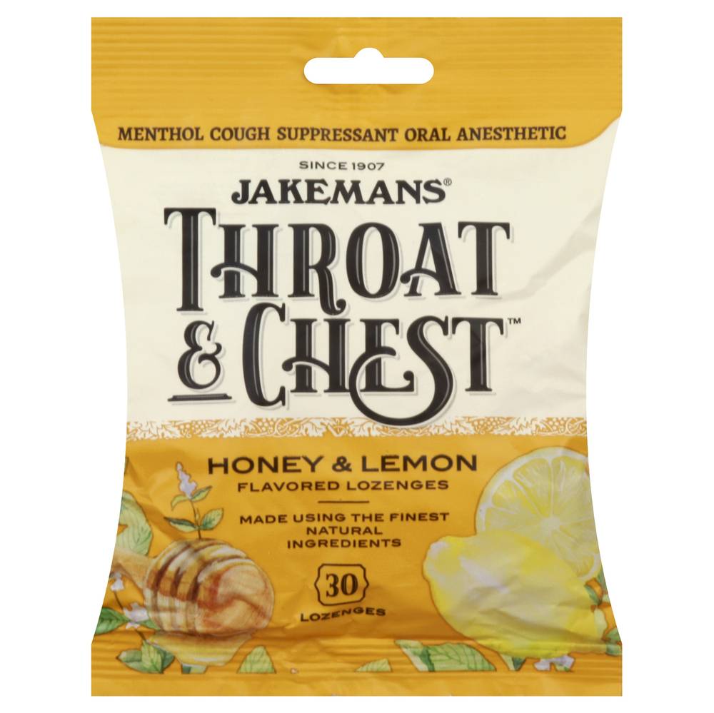 Jakemans Honey & Lemon Throat & Chest Cough Suppressant (2.9 oz)